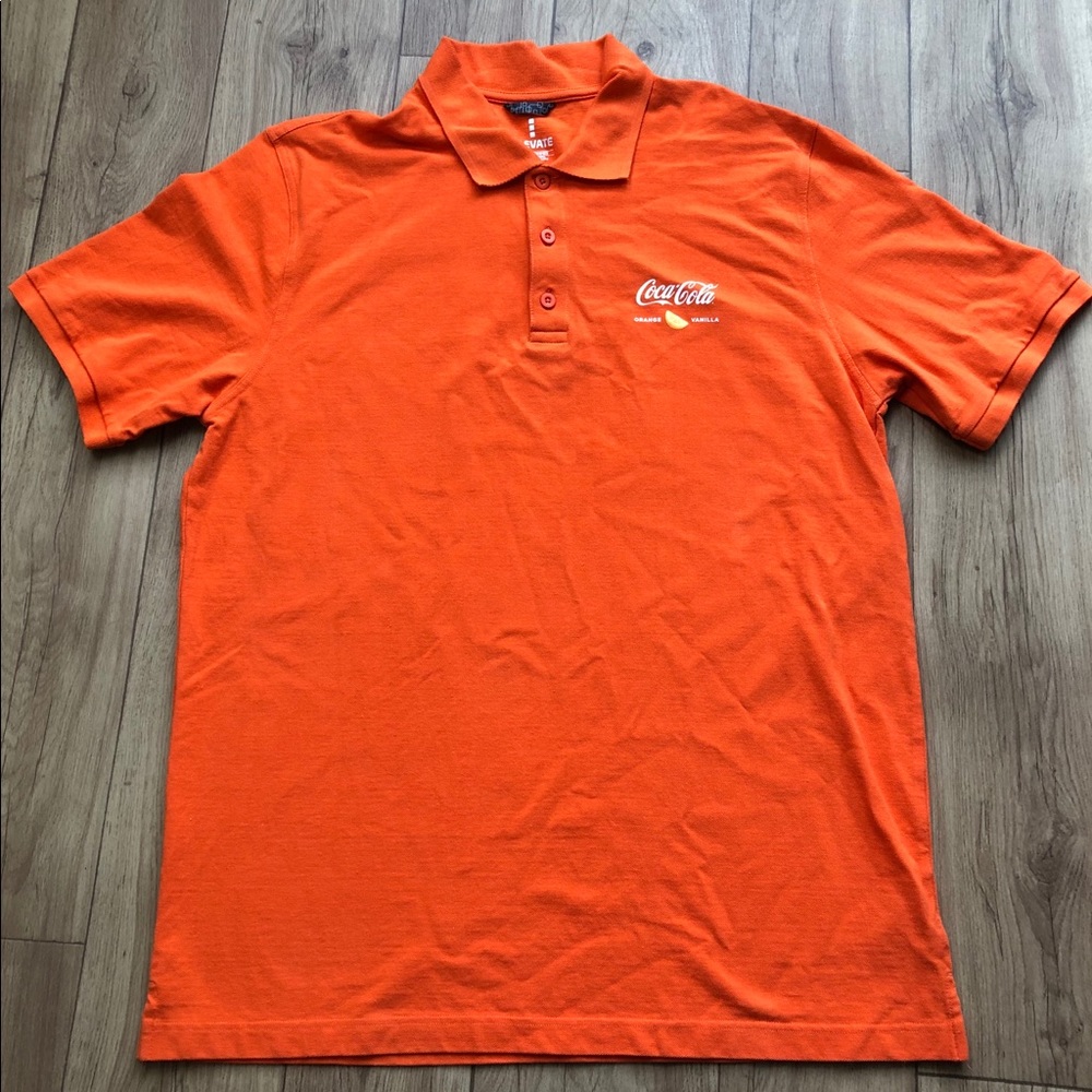 Men’s Elevate Orange Vanilla Coca Cola Polo Shirt